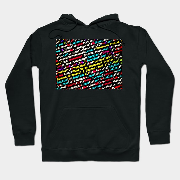 Text typography from screen pattern Hoodie by Choulous79